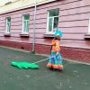 Как больничные клоуны из Дома в горошек» загорали во дворе детской больницы