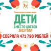 Благотворительная акция «Дети вместо цветов — 2022». Итоги